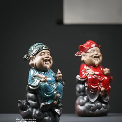 TƯỢNG TAM ĐA PHẬT SƠN CAO CẤP